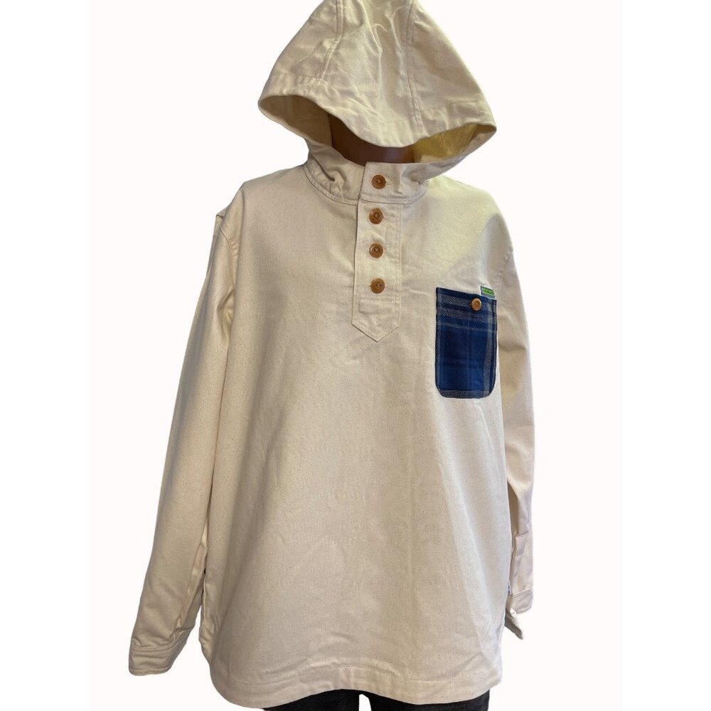 Fairwear Men's Beige Hooded Shirt/Pullover Sz XL SKU 5127